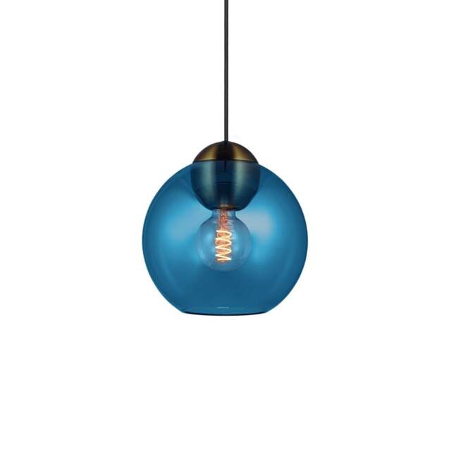 Halo Design Bubbles Pendant Light - O 24cm - Blue Size: O 24cm, Colour: Blue - image 1