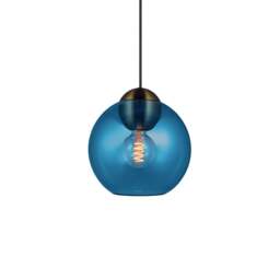 Halo Design Bubbles Pendant Light - O 24cm - Blue Size:  24cm, Colour: Blue