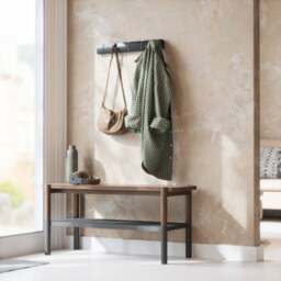 Umbra Flip 5 Hook Coat Rack - Black/Black - thumbnail 7