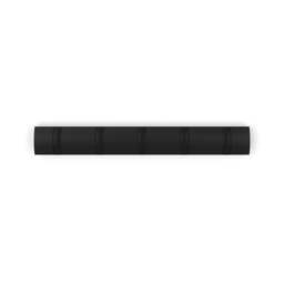 Umbra Flip 5 Hook Coat Rack - Black/Black - thumbnail 4