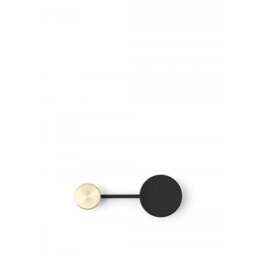 Audo Copenhagen Afteroom Coat Hanger/Hook - Small - Black/Brass