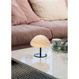 Halo Design Candy Mini Mush Table Lamp - O 17 cm - Grey/Black Colour: Grey / Black - thumbnail 3