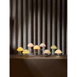 Halo Design Candy Mini Mush Table Lamp - O 17 cm - Grey/Black Colour: Grey / Black - thumbnail 5