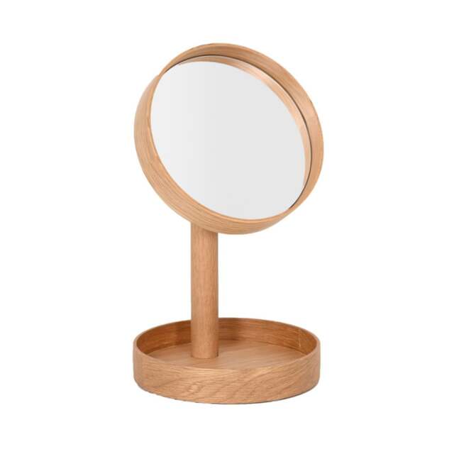 Wireworks Boutique Look Magnify Mirror - Oak Colour: Oak - image 1