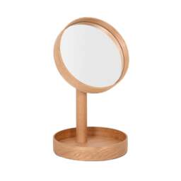 Wireworks Boutique Look Magnify Mirror - Oak Colour: Oak