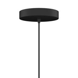Umage Lora Ceiling Pendant/Lamp Shade - White - 75cm with Black Rosette Cord Set With or Without Cord Set: With Black Rosette Cord Set - thumbnail 4