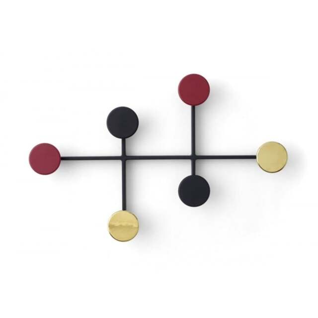 Audo Copenhagen Afteroom Coat Hanger/Coat Rack - Black/Brass - image 1