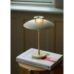 Halo Design Stepp 1-2-3 Rechargeable Portable Table Lamp Colour: Cream - thumbnail 6