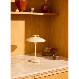 Halo Design Stepp 1-2-3 Rechargeable Portable Table Lamp Colour: Cream - thumbnail 3