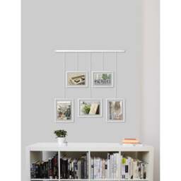 Umbra Exhibit Adjustable Multi Photo Display Frame - White - thumbnail 2