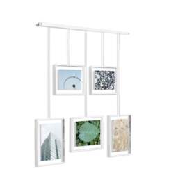 Umbra Exhibit Adjustable Multi Photo Display Frame - White - thumbnail 4
