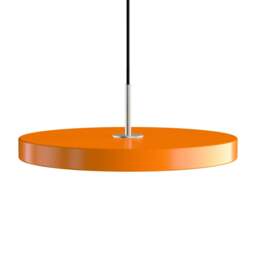 Umage Asteria Pendant Light - Nuance Orange (plus steel detail) Asteria Detail: Steel