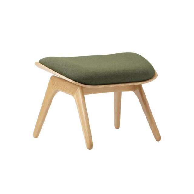 Umage The Reader Ottoman - Oak - Morning Meadows Colour: Morning Meadows - image 1