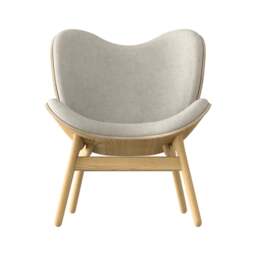 Umage A Conversation Piece Armchair - Low - Oak - White Sands Colour: White Sands - thumbnail 2