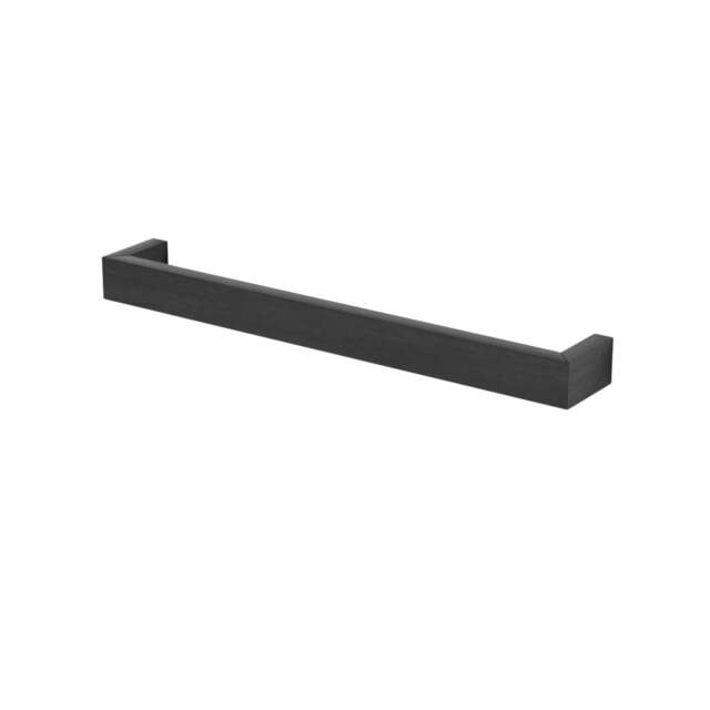 Wireworks Slimline Single Towel Rail - 60cm - Dark Oak - image 1