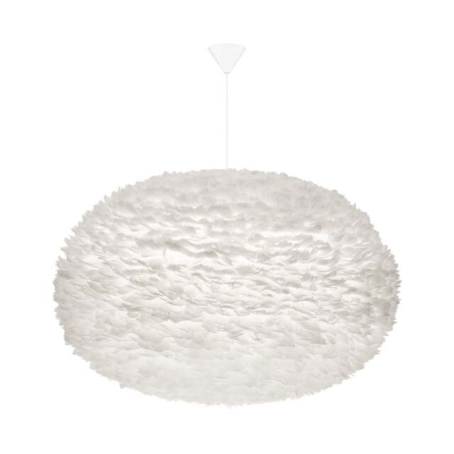 Umage Eos Feather Pendant Shade - White - XXL - 110cm with White Cord Set With or Without Cord Set: With White Cord Set - image 1