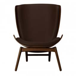 Umage The Reader Armchair - Dark Oak - Hope Leather Brown Wood: Dark Oak, Colour: Brown - thumbnail 2