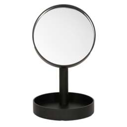 Wireworks Boutique Look Magnify Mirror - Dark Oak Colour: Dark Oak - thumbnail 5