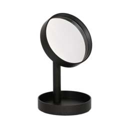 Wireworks Boutique Look Magnify Mirror - Dark Oak Colour: Dark Oak - thumbnail 1