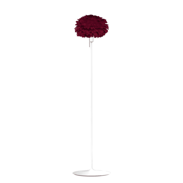 Umage Eos Floor Lamp - Red Feather Eos Mini/White Sante Stand - image 1