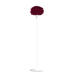 Umage Eos Floor Lamp - Red Feather Eos Mini/White Sante Stand - thumbnail 1