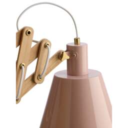 Halo Design Vintage Large Wall Lamp Size:  18cm, Colour: Glossy Rose - thumbnail 2