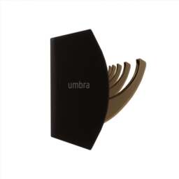 Umbra Flip 5 Hook Coat Rack - Light Walnut/Warm Gold - thumbnail 5