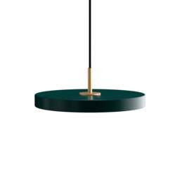 Umage Asteria Mini Pendant Light - Forest Green Asteria Detail: Brass