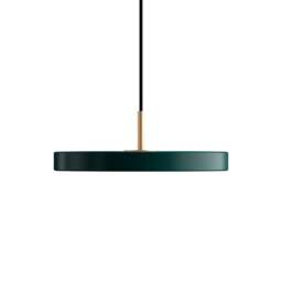 Umage Asteria Mini Pendant Light - Forest Green Asteria Detail: Brass - thumbnail 2