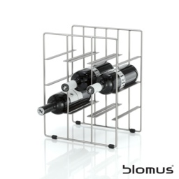 Blomus Pilare Stainless Steel Wine Rack - 9 Bottles