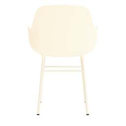 Normann Copenhagen Form Armchair - Cream - Cream Legs Shell Colour: Cream, Leg Colour: Matching Shell Colour - thumbnail 4