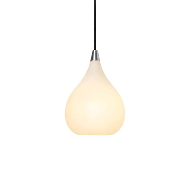 Halo Design Drops Opal Glass Pendant Light - Steel - O 17cm Size: O 17cm - image 1