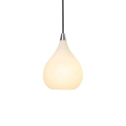 Halo Design Drops Opal Glass Pendant Light - Steel - O 17cm Size:  17cm