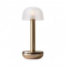 Humble Two Table Light - Gold Frosted Glass
