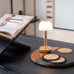 Humble Two Table Light - Gold Frosted Glass - thumbnail 5