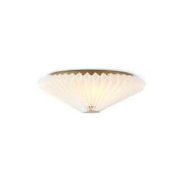 Halo Design Paris Wall/Ceiling Light - 40cm - Clean White Shade - Antique Brass Size: O 40cm