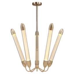 Umage Lemon Squeeze Ceiling Lamp Colour: Plated Brass, Size: Long