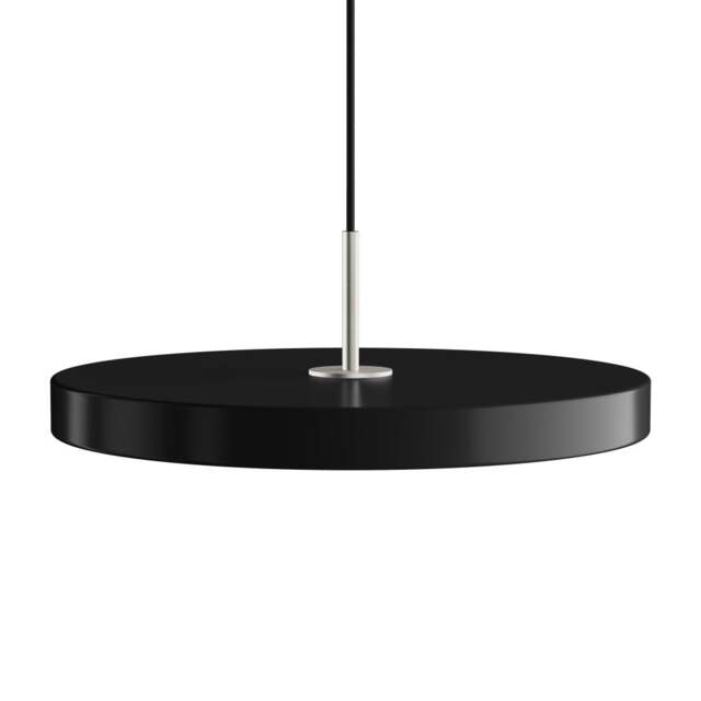 Umage Asteria Plus Pendant Lamp - Black - Medium - Steel Top Colour: Black, Size: Medium, Style: Steel - image 1