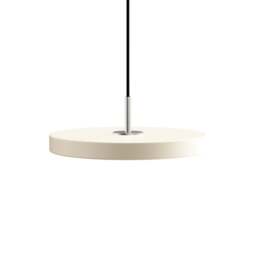 Umage Asteria Mini Pendant Light - Pearl White (plus steel detail) Asteria Detail: Steel