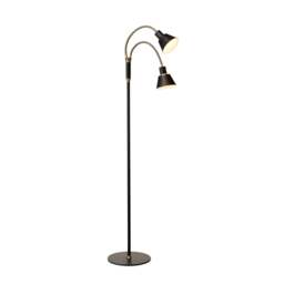 Halo Design Space LED Floor Lamp - 2-Arm - Black / Antique Brass Size: 2-Arm
