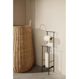 Ferm Living Dora Toilet Paper Stand - Black - thumbnail 3