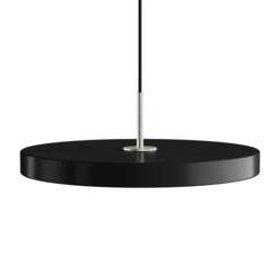 Umage Asteria Pendant Light - Black (plus steel detail) Asteria Detail: Steel