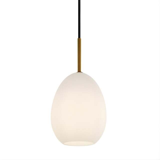 Halo Design Bodo Pendant Light - Opal - O 14cm Size: 14cm