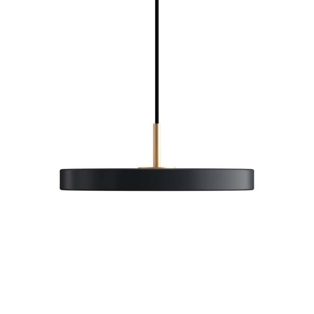 Umage Asteria Mini Pendant Light - Anthracite Asteria Detail: Brass - image 1