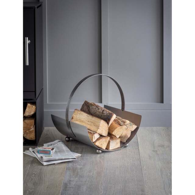 Garden Trading Classic Lodge Round Log Carrier - Small - image 1