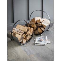 Garden Trading Classic Lodge Round Log Carrier - Small - thumbnail 4