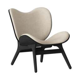 Umage A Conversation Piece Armchair - Low - Black Oak - White Sands Colour: White Sands