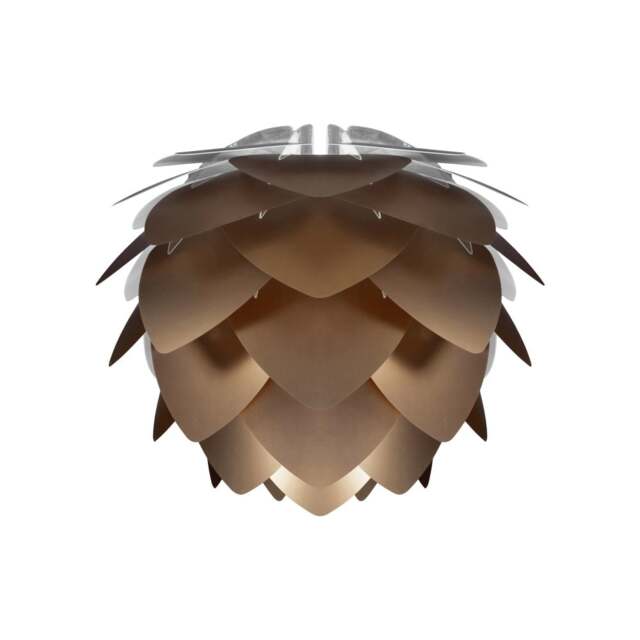 Umage Silvia Pendant Light Shade - Brushed Bronze - Mini - 32cm with White Rosette Cord Set With or Without Cord Set: With White Rosette Cord Set - image 1