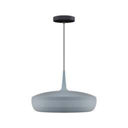 Umage Clava Dine Pendant Light - Slate with Black Rosette Cord Set With or Without Cord Set: With Black Rosette Cord Set