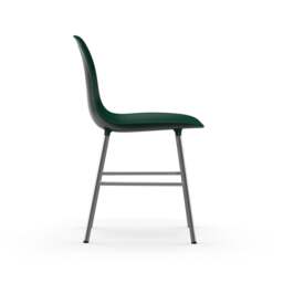 Normann Copenhagen Form Chair - Green - Chrome Legs Shell Colour: Green, Leg Colour: Chrome - thumbnail 3